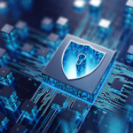 Semiconductors with a security icon on top
